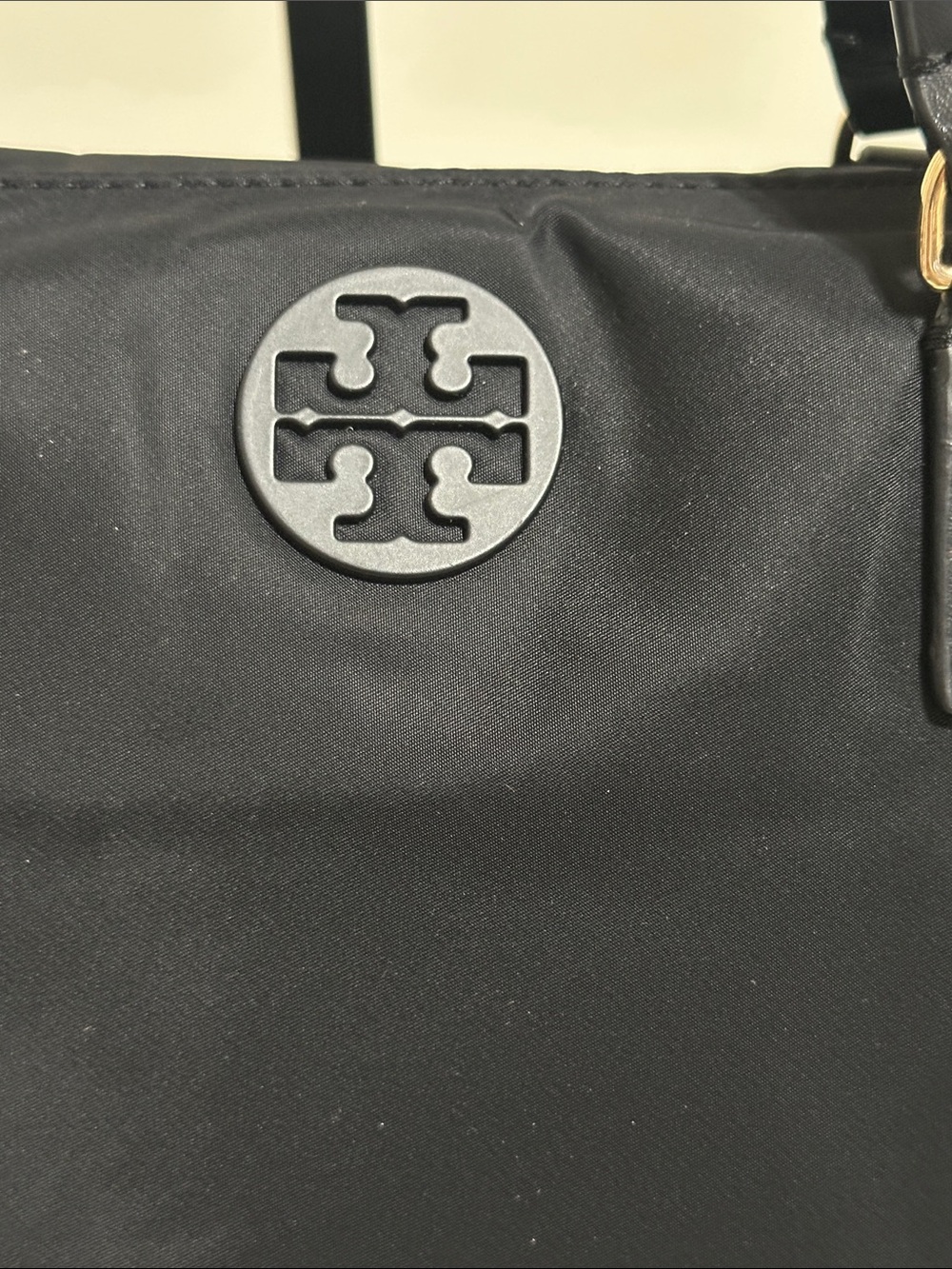Tory Burch Black Nylon Tote Bag - Picture 2 of 16